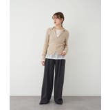 【SHENERY】ハーフジップリブニット | PAL GROUP OUTLET | 詳細画像15 