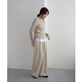 【SHENERY】ハーフジップリブニット | PAL GROUP OUTLET | 詳細画像22 