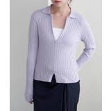 LAV | 【SHENERY】ハーフジップリブニット | PAL GROUP OUTLET