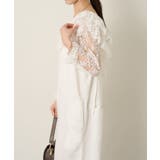 【Omekashi】レースラッフルブラウス | PAL GROUP OUTLET | 詳細画像13 