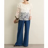 【Omekashi】レースラッフルブラウス | PAL GROUP OUTLET | 詳細画像23 