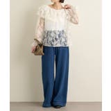 【Omekashi】レースラッフルブラウス | PAL GROUP OUTLET | 詳細画像24 