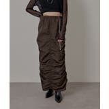 【mline】[mline]ギャザーカーゴスカート | PAL GROUP OUTLET | 詳細画像1 