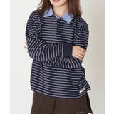 【RAY CASSIN】ボーダーポロT | PAL GROUP OUTLET | 詳細画像36 