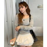 GRY | 【RAY CASSIN】ロゴ刺?カップ付UネックロンT | PAL GROUP OUTLET