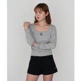 【RAY CASSIN】ロゴ刺?カップ付UネックロンT | PAL GROUP OUTLET | 詳細画像12 