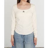 【RAY CASSIN】ロゴ刺?カップ付UネックロンT | PAL GROUP OUTLET | 詳細画像1 