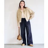 【Kastane】レイヤードショートシャツジャケット | PAL GROUP OUTLET | 詳細画像12