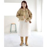 【Kastane】レイヤードショートシャツジャケット | PAL GROUP OUTLET | 詳細画像17