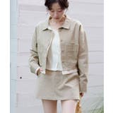 【Kastane】レイヤードショートシャツジャケット | PAL GROUP OUTLET | 詳細画像1