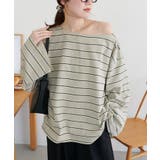 【Discoat】2WAYワンショルボーダープルオーバー | PAL GROUP OUTLET | 詳細画像3 