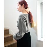 【Kastane】フリルチビニットカーディガン | PAL GROUP OUTLET | 詳細画像4