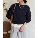 NY | 【DouDou】ピグメント加工スウエットライクニット | PAL GROUP OUTLET