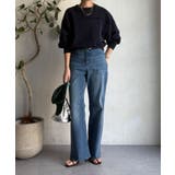 【DouDou】ピグメント加工スウエットライクニット | PAL GROUP OUTLET | 詳細画像11 