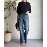 【DouDou】ピグメント加工スウエットライクニット | PAL GROUP OUTLET | 詳細画像14 