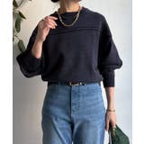 【DouDou】ピグメント加工スウエットライクニット | PAL GROUP OUTLET | 詳細画像17 