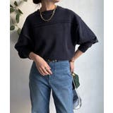 【DouDou】ピグメント加工スウエットライクニット | PAL GROUP OUTLET | 詳細画像18 