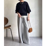 【DouDou】ピグメント加工スウエットライクニット | PAL GROUP OUTLET | 詳細画像3 