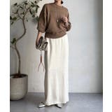 【DouDou】ピグメント加工スウエットライクニット | PAL GROUP OUTLET | 詳細画像30 