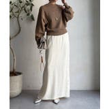 【DouDou】ピグメント加工スウエットライクニット | PAL GROUP OUTLET | 詳細画像31 