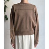 【DouDou】ピグメント加工スウエットライクニット | PAL GROUP OUTLET | 詳細画像39 