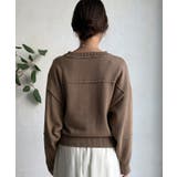 【DouDou】ピグメント加工スウエットライクニット | PAL GROUP OUTLET | 詳細画像41 