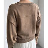 【DouDou】ピグメント加工スウエットライクニット | PAL GROUP OUTLET | 詳細画像42 