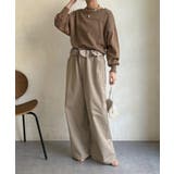 【DouDou】ピグメント加工スウエットライクニット | PAL GROUP OUTLET | 詳細画像23 