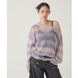 【WHO'S WHO gallery】ワイドボーダーメッシュニット | PAL GROUP OUTLET | 詳細画像17 
