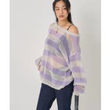 【WHO'S WHO gallery】ワイドボーダーメッシュニット | PAL GROUP OUTLET | 詳細画像25 