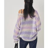 【WHO'S WHO gallery】ワイドボーダーメッシュニット | PAL GROUP OUTLET | 詳細画像30 