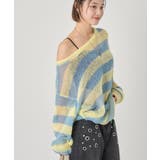 【WHO'S WHO gallery】ワイドボーダーメッシュニット | PAL GROUP OUTLET | 詳細画像35 