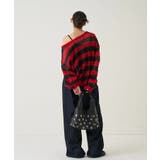 【WHO'S WHO gallery】ワイドボーダーメッシュニット | PAL GROUP OUTLET | 詳細画像43 
