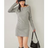 GRY | 【WHO'S WHO gallery】アイレットリブワンピース | PAL GROUP OUTLET