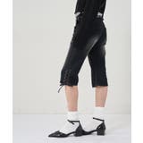 【WHO'S WHO gallery】レースアップデニムカプリパンツ | PAL GROUP OUTLET | 詳細画像11 