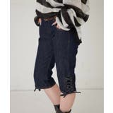 【WHO'S WHO gallery】レースアップデニムカプリパンツ | PAL GROUP OUTLET | 詳細画像18 