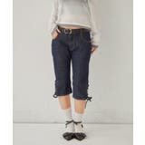 【WHO'S WHO gallery】レースアップデニムカプリパンツ | PAL GROUP OUTLET | 詳細画像22 