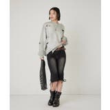 【WHO'S WHO gallery】レースアップデニムカプリパンツ | PAL GROUP OUTLET | 詳細画像5 