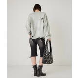 【WHO'S WHO gallery】レースアップデニムカプリパンツ | PAL GROUP OUTLET | 詳細画像6 