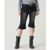 【WHO'S WHO gallery】レースアップデニムカプリパンツ | PAL GROUP OUTLET | 詳細画像7 