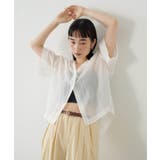 【Omekashi】シアーリネンハーフスリーブシャツ | PAL GROUP OUTLET | 詳細画像6