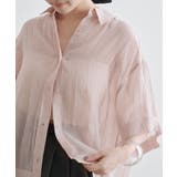 PNK | 【Omekashi】シアーリネンハーフスリーブシャツ | PAL GROUP OUTLET