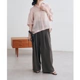 【Omekashi】シアーリネンハーフスリーブシャツ | PAL GROUP OUTLET | 詳細画像28