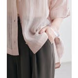 【Omekashi】シアーリネンハーフスリーブシャツ | PAL GROUP OUTLET | 詳細画像27