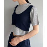 【Pasterip】Stretch tee ＆ Over tank set | PAL GROUP OUTLET | 詳細画像4 