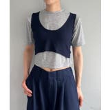 【Pasterip】Stretch tee ＆ Over tank set | PAL GROUP OUTLET | 詳細画像6 