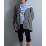 【Pasterip】Collarless dad jacket | PAL GROUP OUTLET | 詳細画像14 