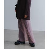 【Pasterip】Organdy layering skirt | PAL GROUP OUTLET | 詳細画像1 