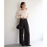 【CAPRICIEUX LE'MAGE】オフショルクロスレイヤードニット | PAL GROUP OUTLET | 詳細画像9 