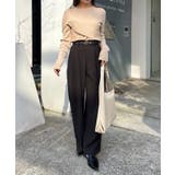 【CAPRICIEUX LE'MAGE】オフショルクロスレイヤードニット | PAL GROUP OUTLET | 詳細画像13 